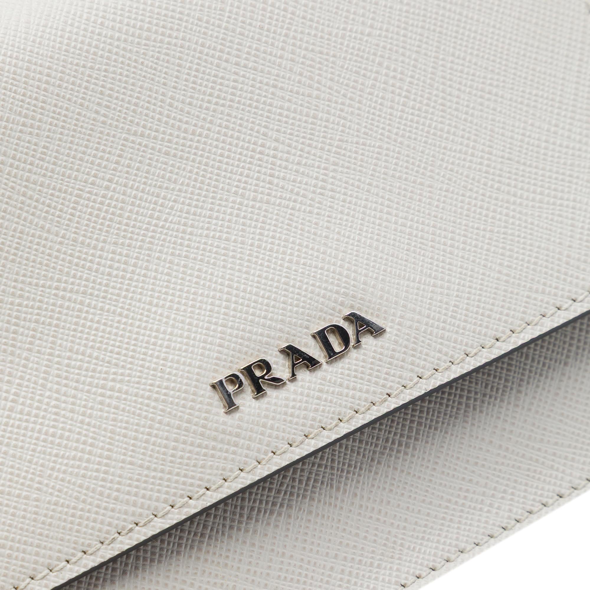 Prada Saffiano Wallet on Strap