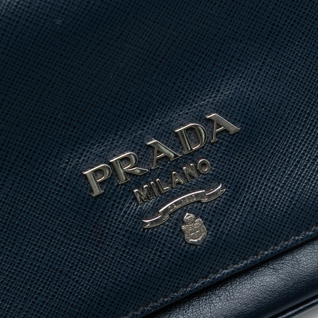 Prada Saffiano and City Calf Chain Crossbody
