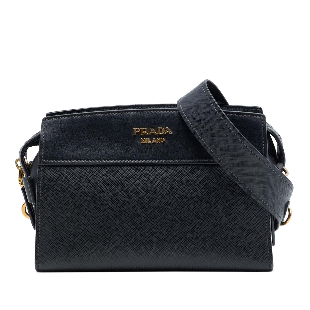 Prada Saffiano and City Calf Esplanade Crossbody