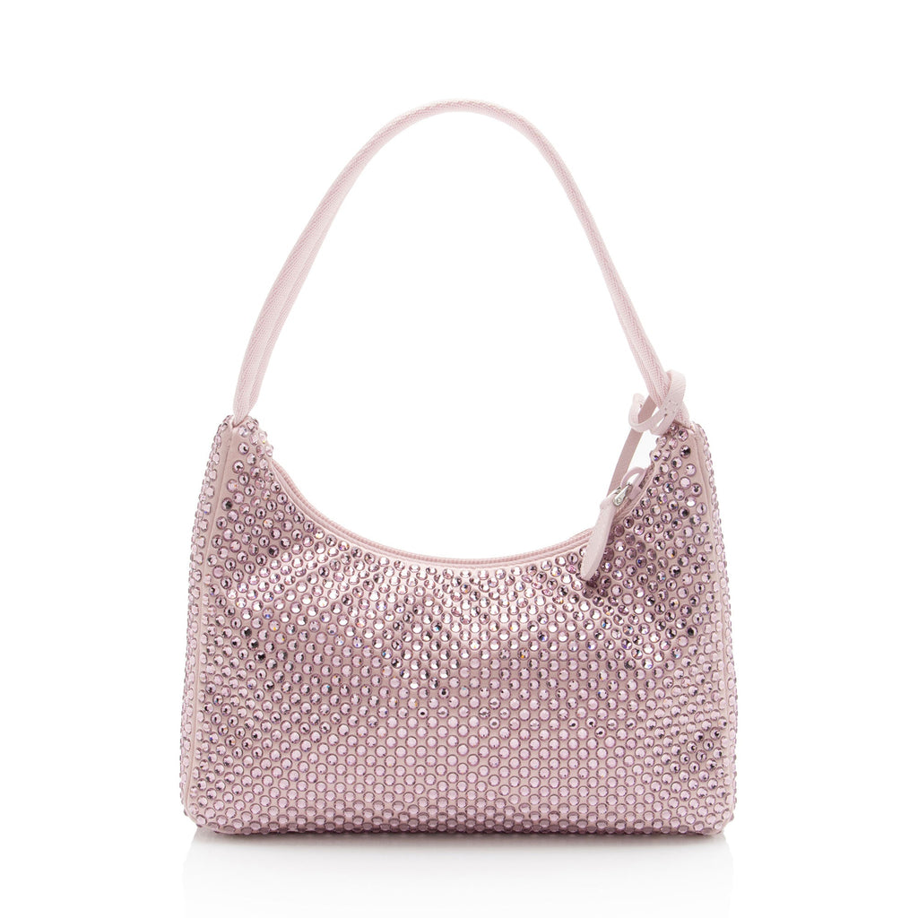 Prada Satin Crystal Re-Edition 2000 Mini Bag