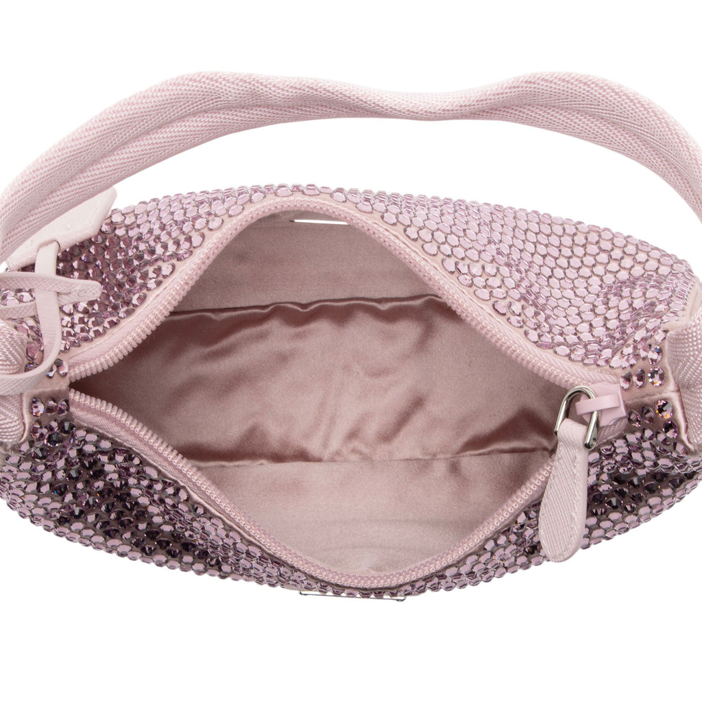Prada Satin Crystal Re-Edition 2000 Mini Bag