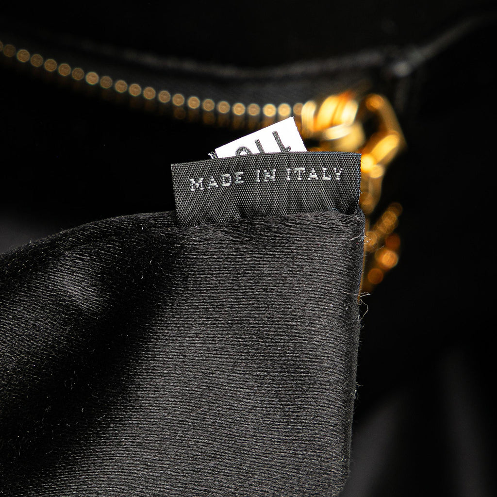 Prada Satin Sequin Stripes Tote