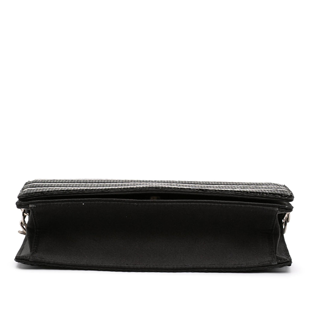 Prada Sequin Embellished Baia Chain Flap