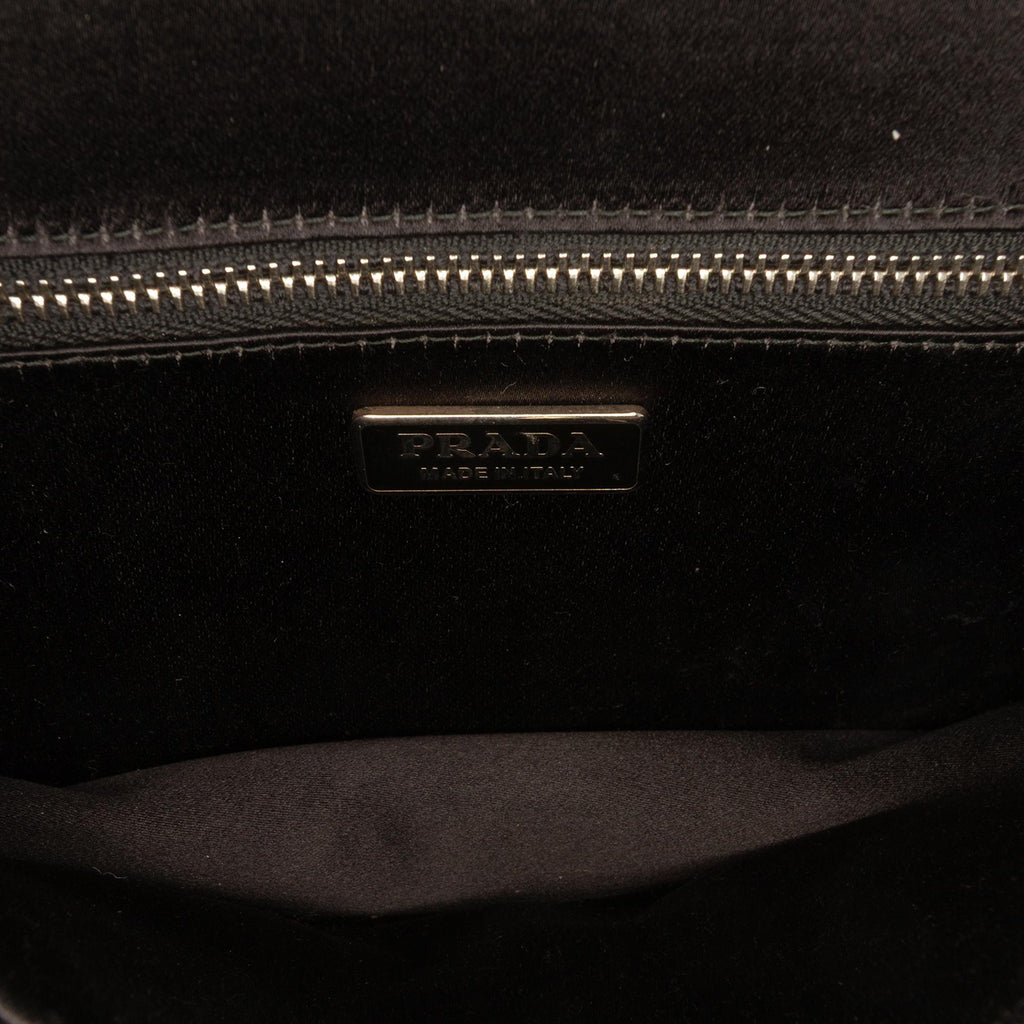 Prada Sequin Embellished Baia Chain Flap