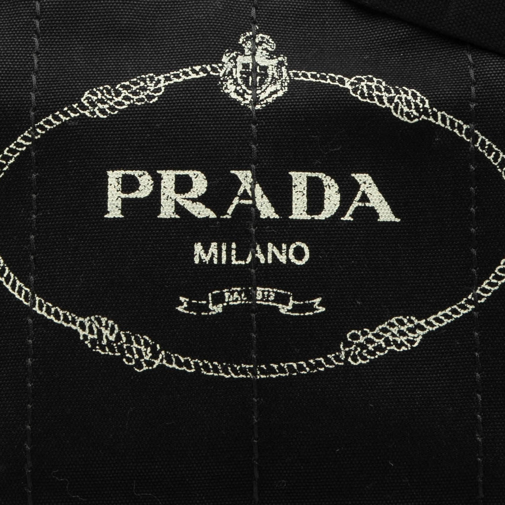 Prada Small Canvas Canapa Logo Satchel