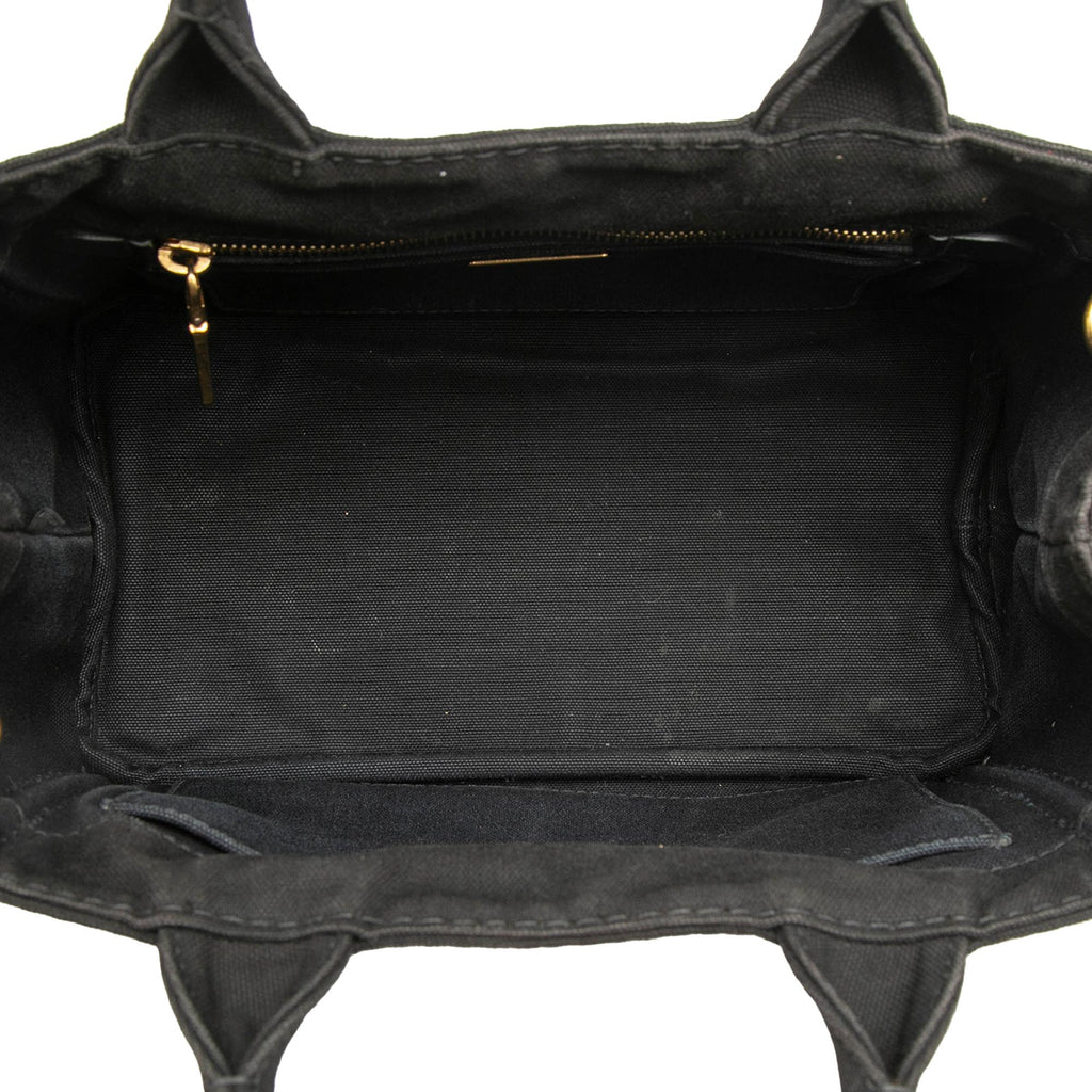 Prada Small Canvas Canapa Logo Satchel
