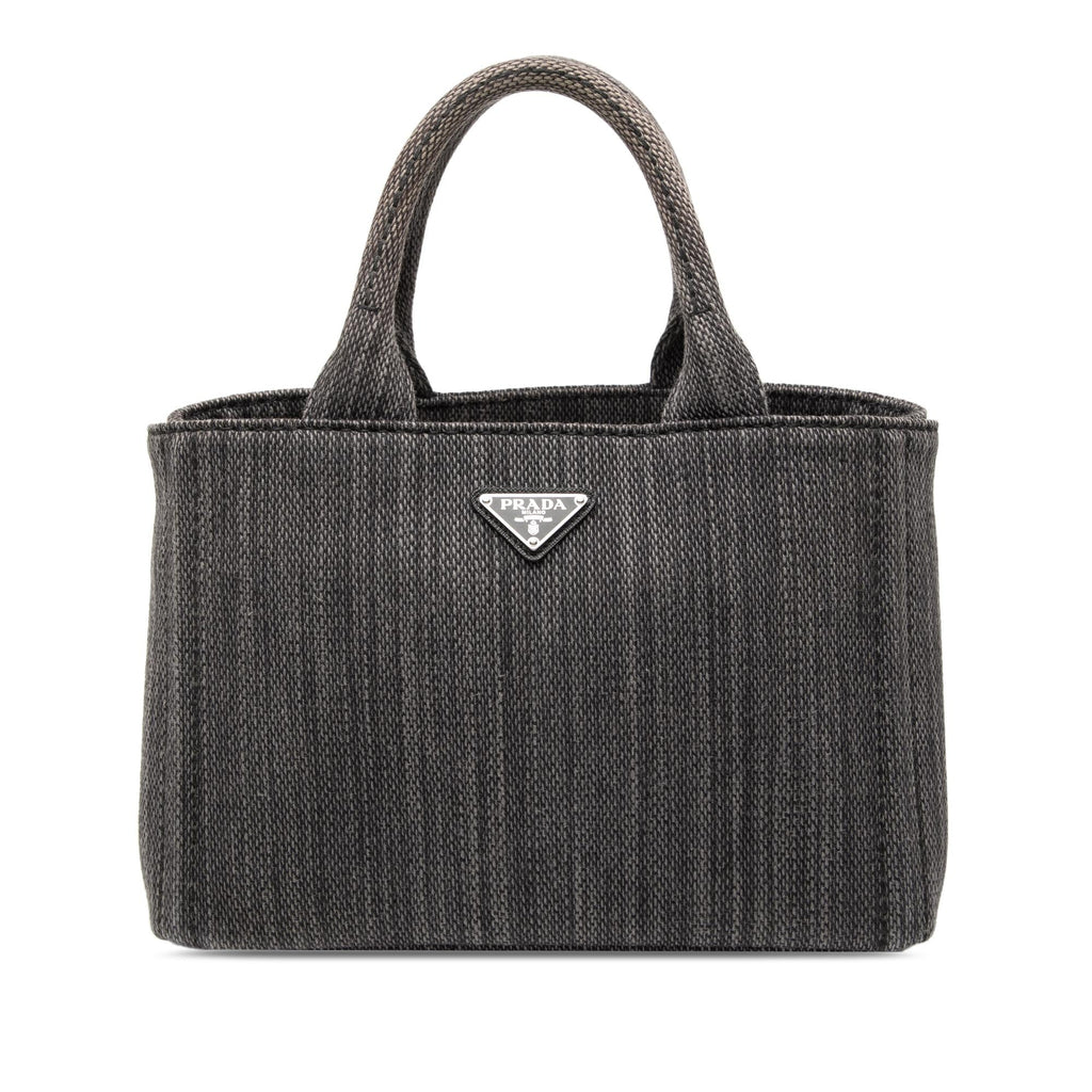 Prada Small Canvas Canapa Satchel