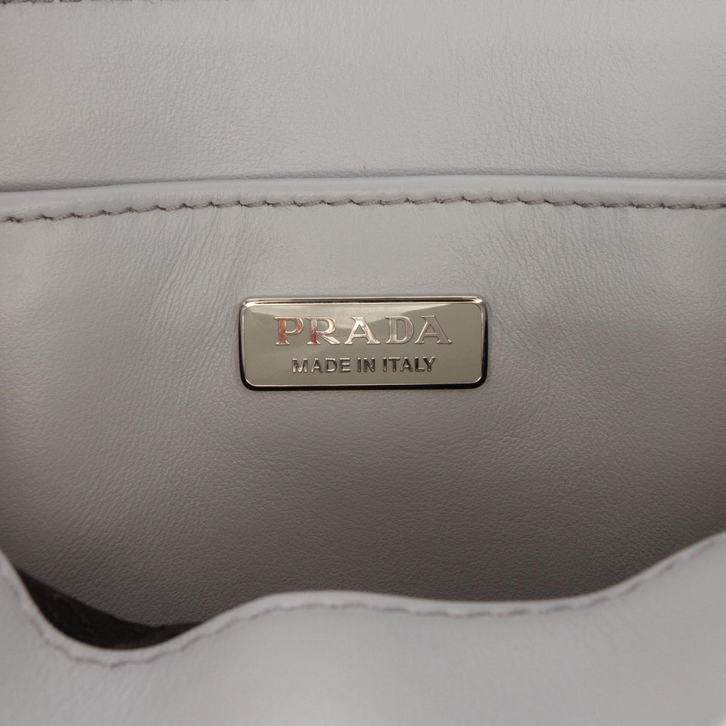 Prada Small Leather Brushed Tote