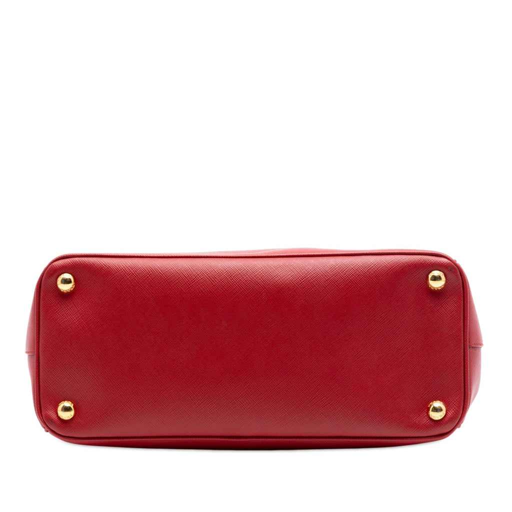 Prada Small Saffiano Lux Galleria Double Zip Satchel