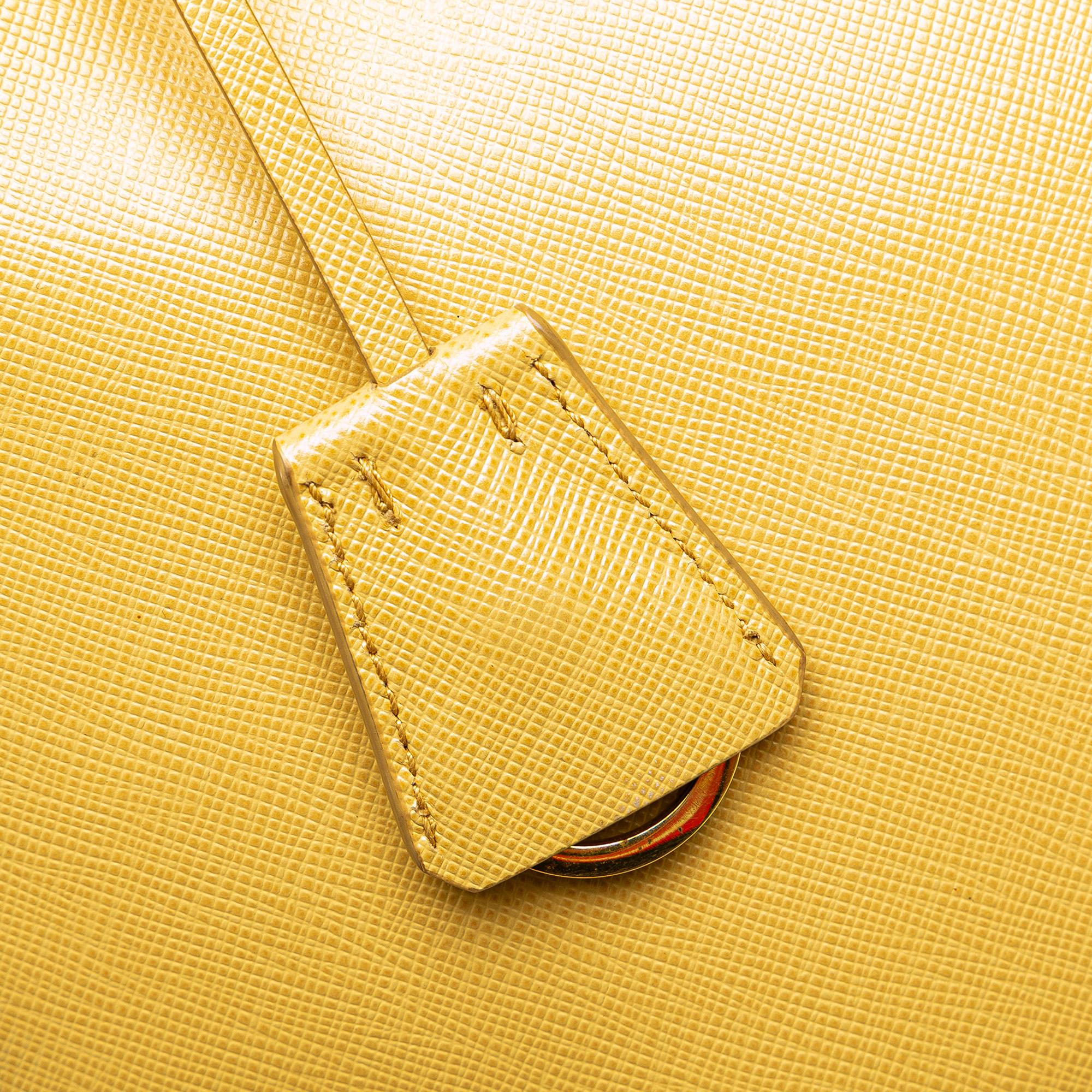 Prada Small Saffiano Lux Galleria Satchel
