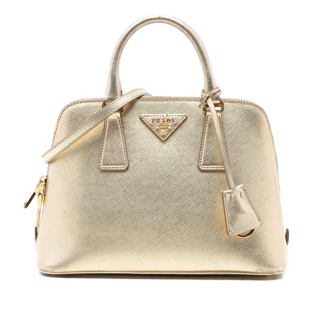 Prada Small Saffiano Lux Promenade Satchel