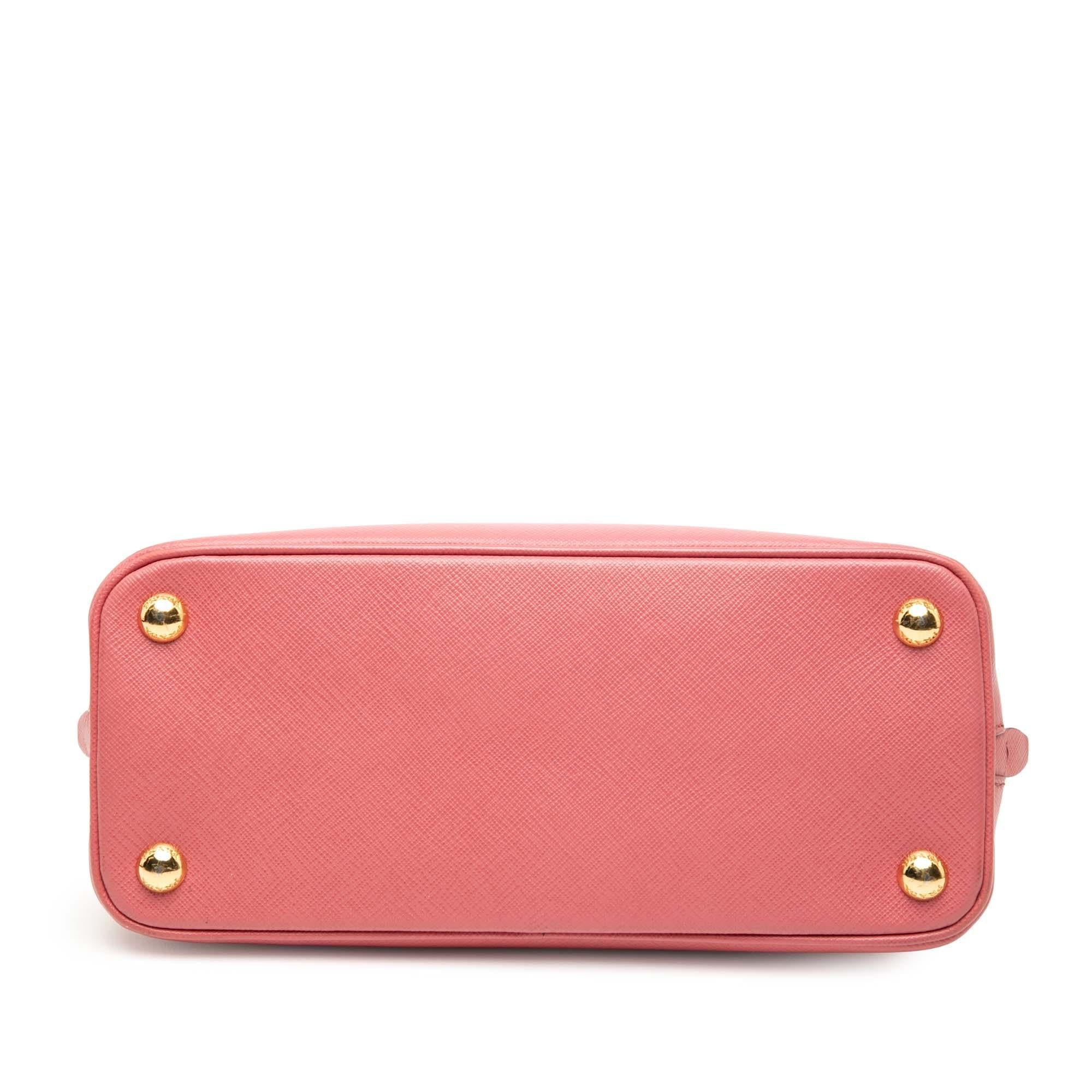 Prada Small Saffiano Lux Promenade Satchel