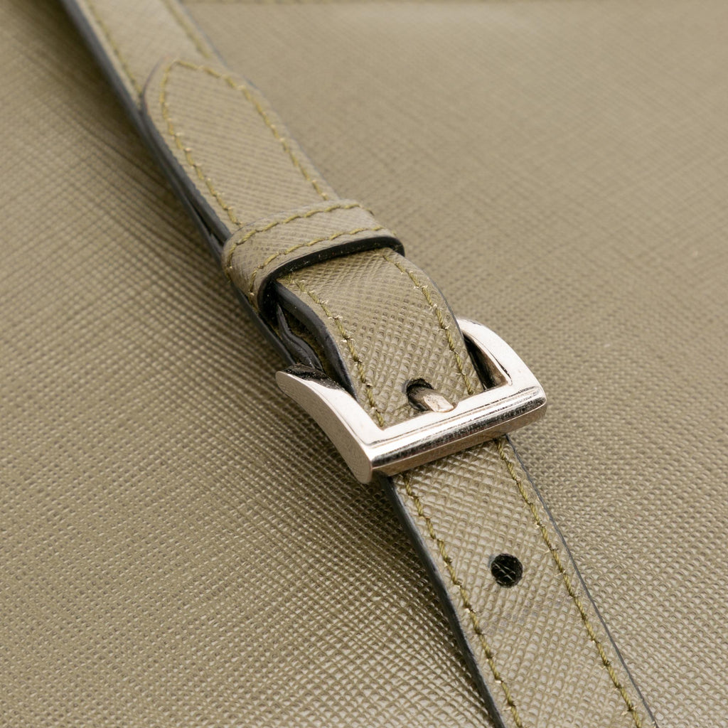 Prada Small Saffiano Lux Sound Satchel