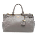 Prada Small Soft Calf Double Zip Satchel