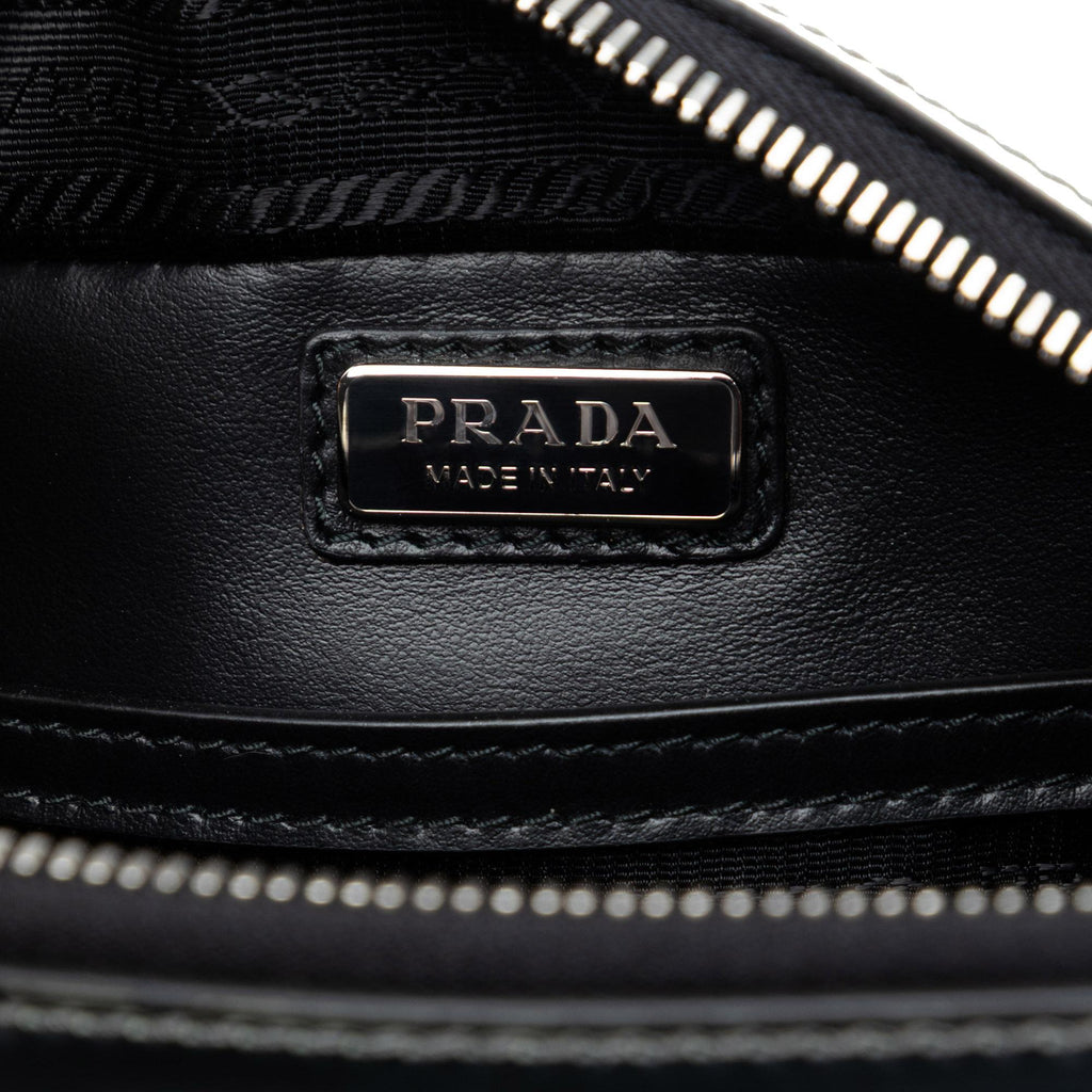 Prada Small Spazzolato Brique Crossbody