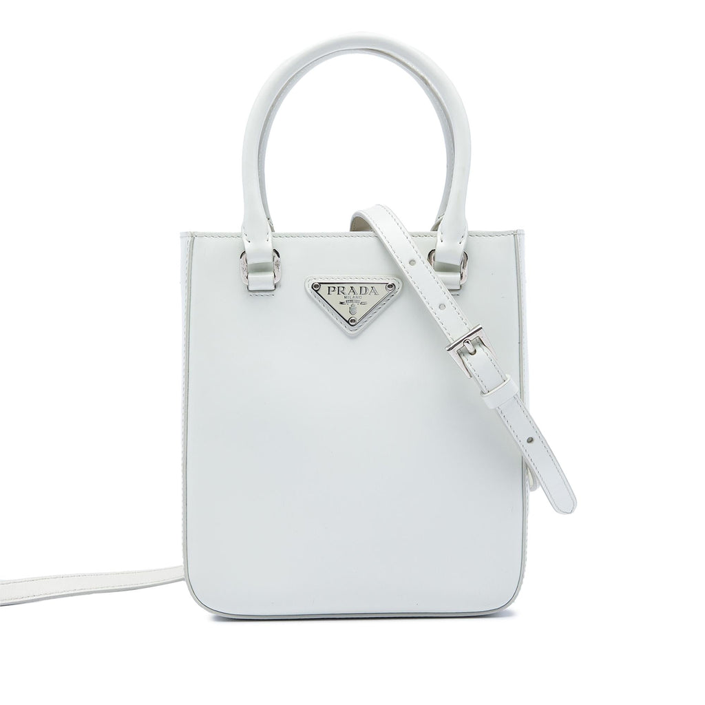 Prada Small Spazzolato Leather Satchel