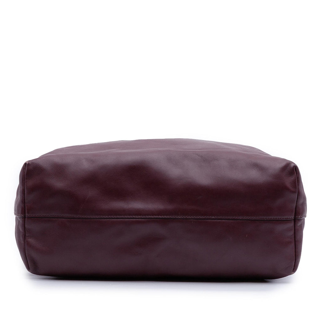 Prada Soft Calf Convertible Shopper Tote