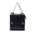 Prada Soft Calf Double Turnlock Satchel