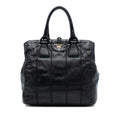 Prada Soft Calf Frame Top Handle Bag