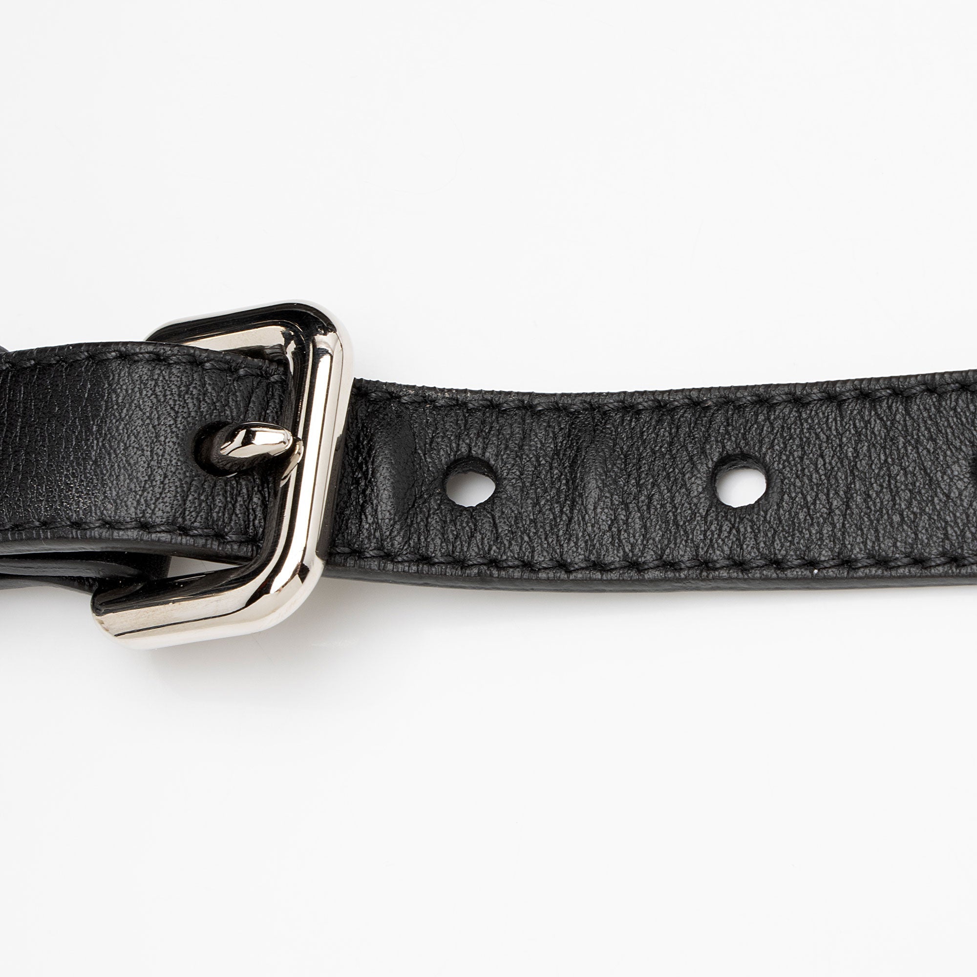 Prada Soft Calf Buckle Satchel