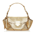 Prada Sound Lock Leather Shoulder Bag (SHG-34617)