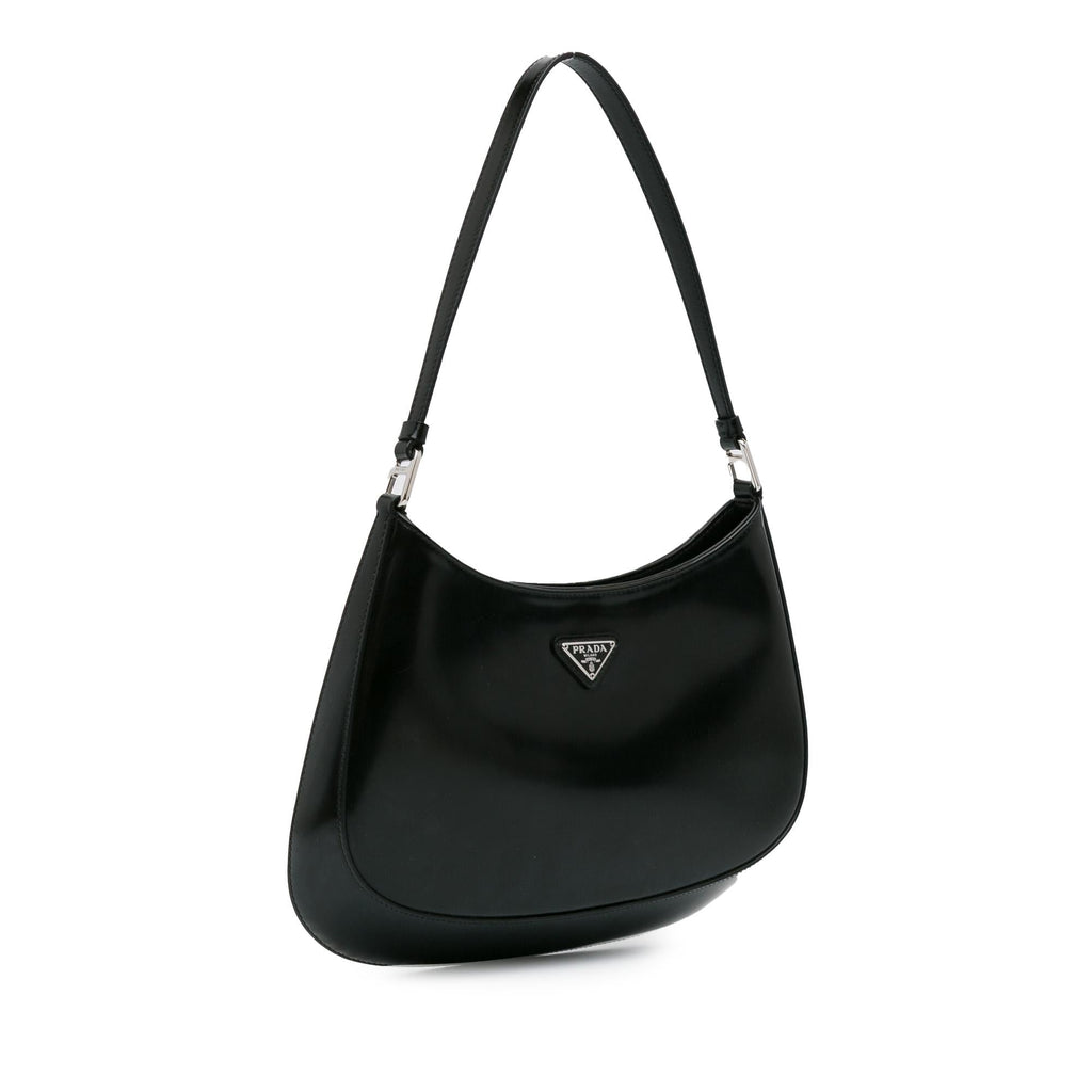 Prada Spazzolato Cleo Shoulder Bag (SHG-d61SiJ)