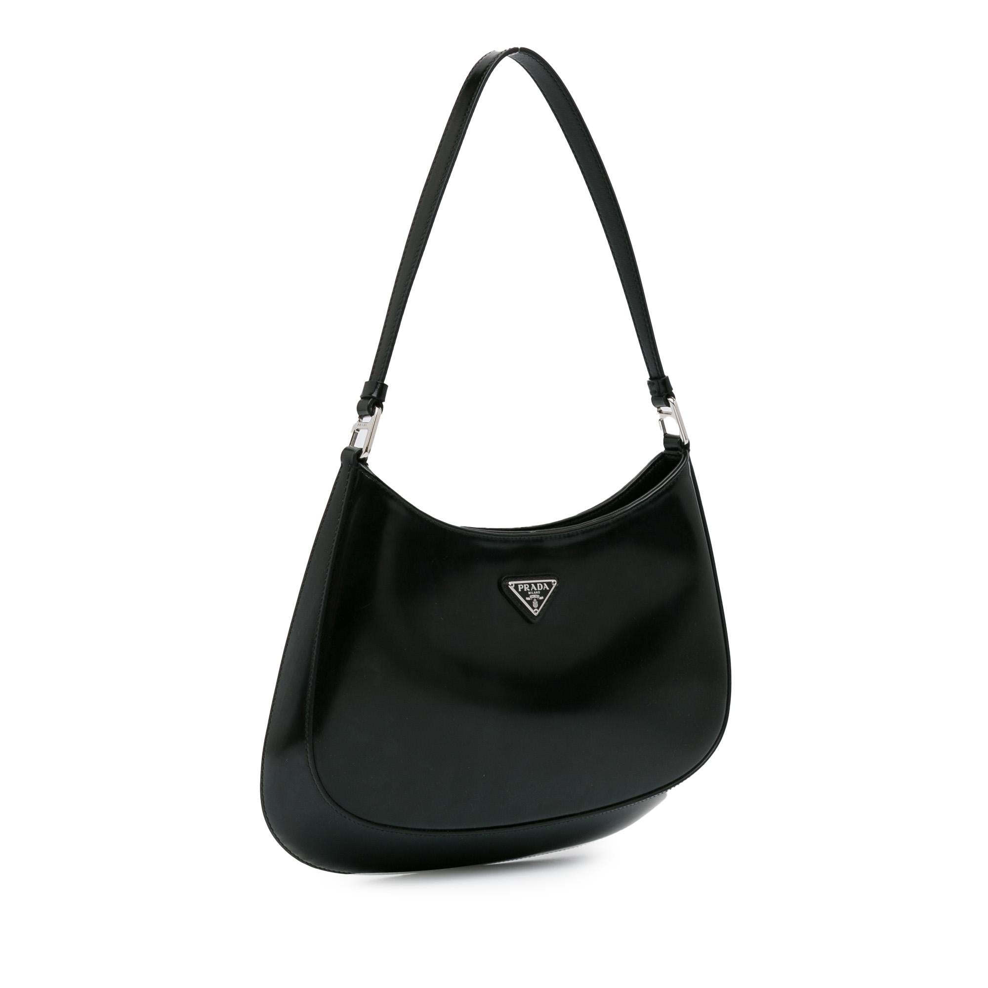 Prada Spazzolato Cleo Shoulder Bag (SHG-d61SiJ)