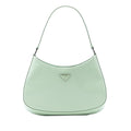 Prada Spazzolato Leather Cleo Shoulder Bag