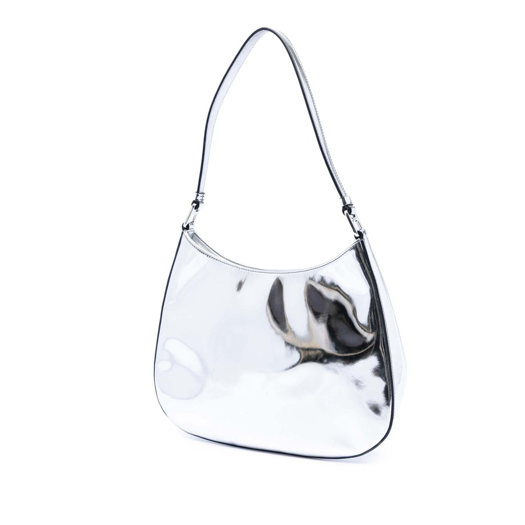 Prada Spazzolato Leather Cleo Shoulder Bag