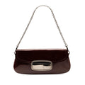 Prada Spazzolato Mirror Chain Flap