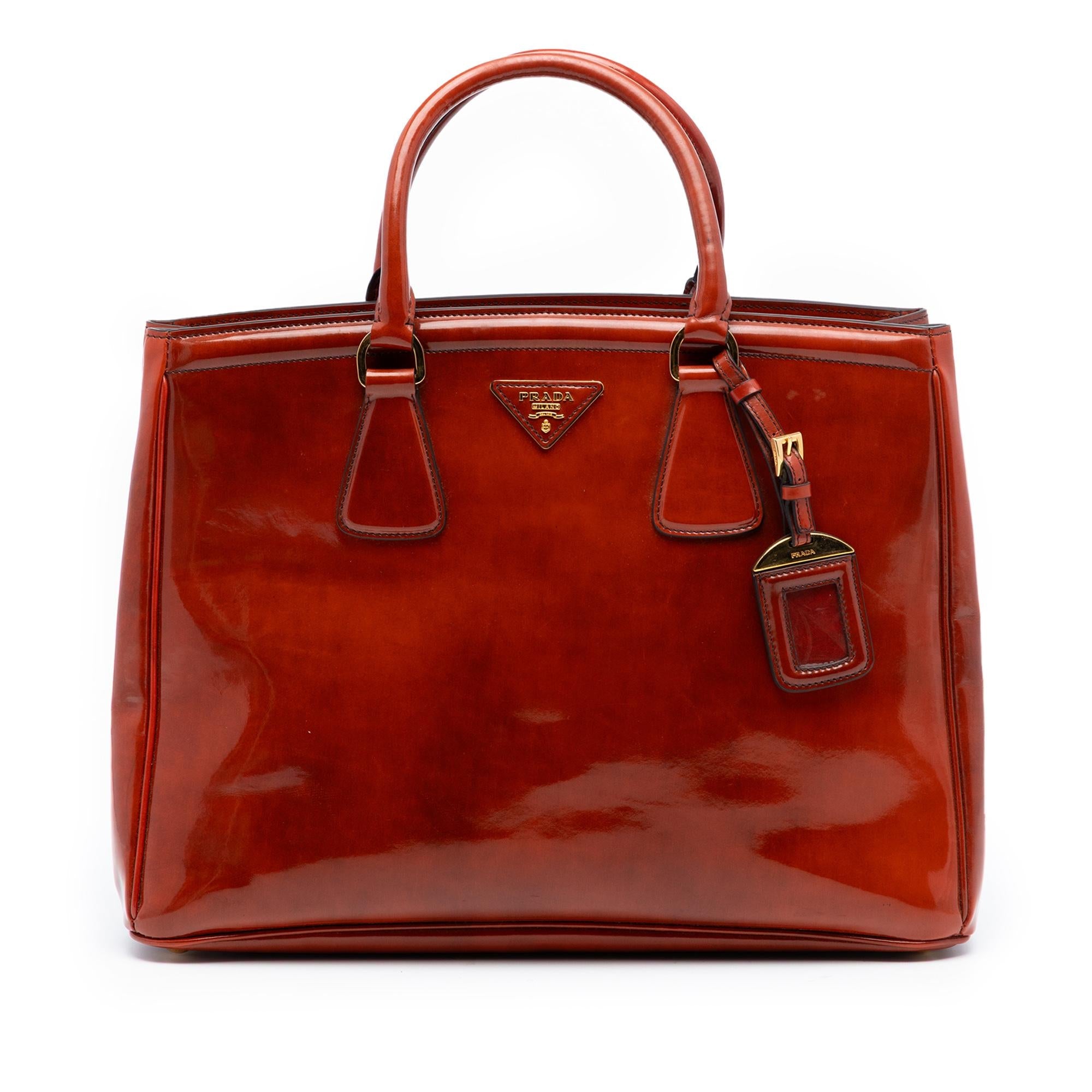 Prada Spazzolato Parabole Tote