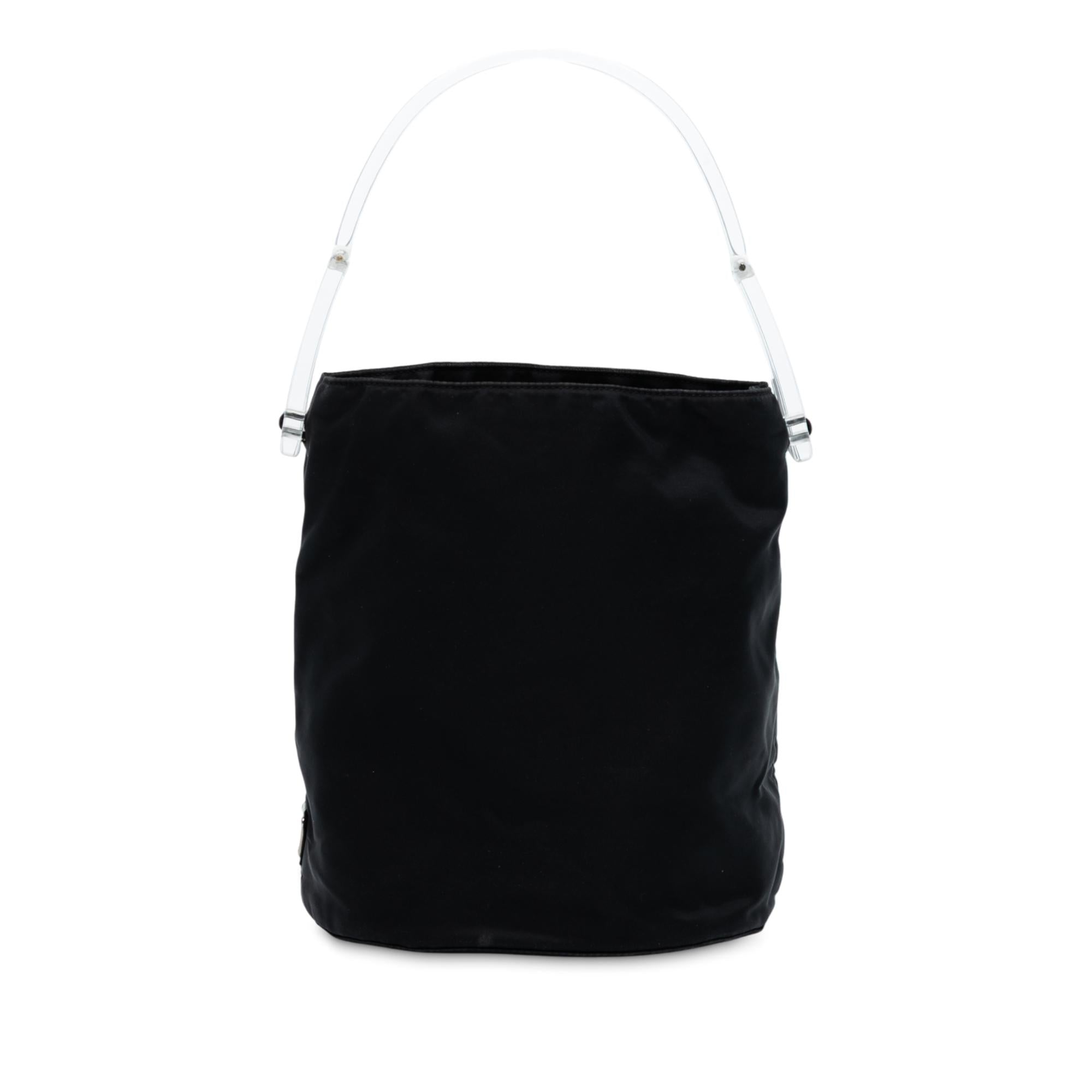 Prada Tessuto Acrylic Handle Bag