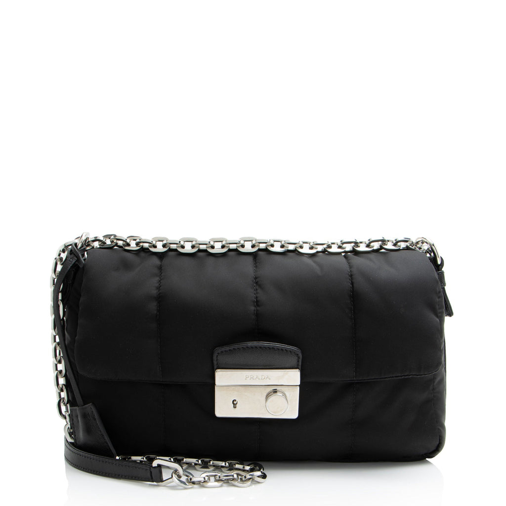 Prada Tessuto Bomber Shoulder Bag