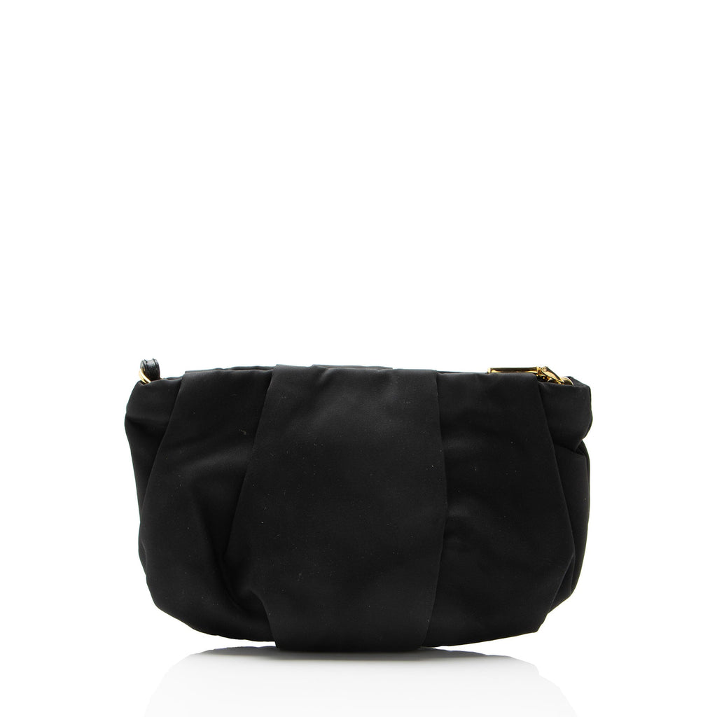 Prada Tessuto Bow Wristlet