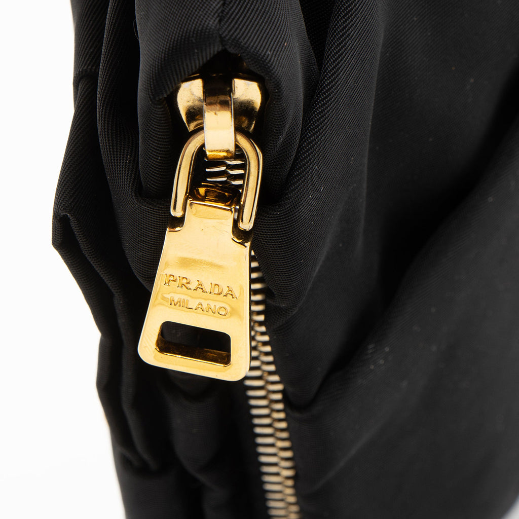 Prada Tessuto Bow Wristlet