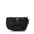 Prada Tessuto Bow Wristlet
