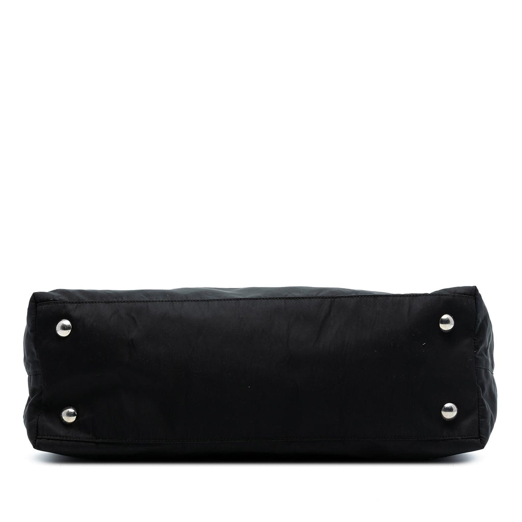 Prada Tessuto Canapa Logo Satchel