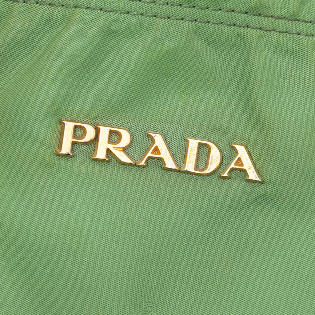 Prada Tessuto Canapa Logo Satchel