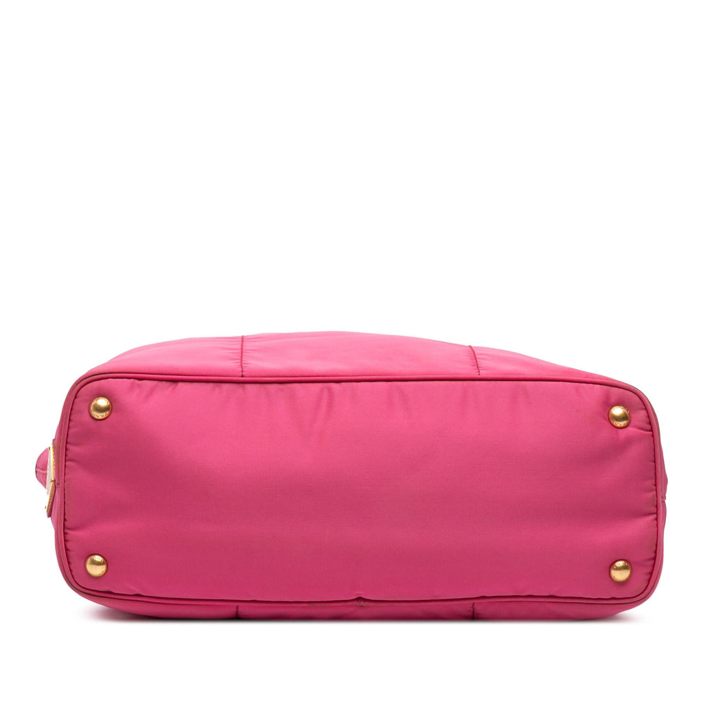 Prada Tessuto Canapa Logo Tote