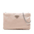 Prada Tessuto Clutch with Chain