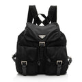 Prada Tessuto Double Pocket Medium Backpack (SHF-IvHeZr)