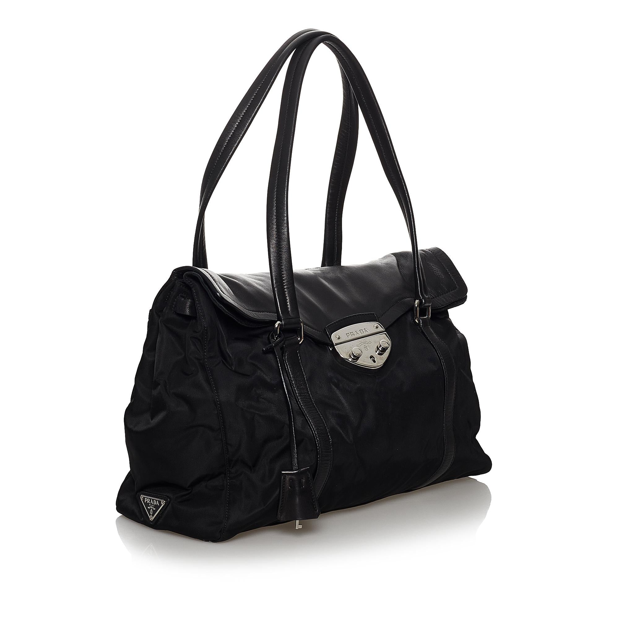 Prada Tessuto Easy Shoulder Bag (SHG-29710)