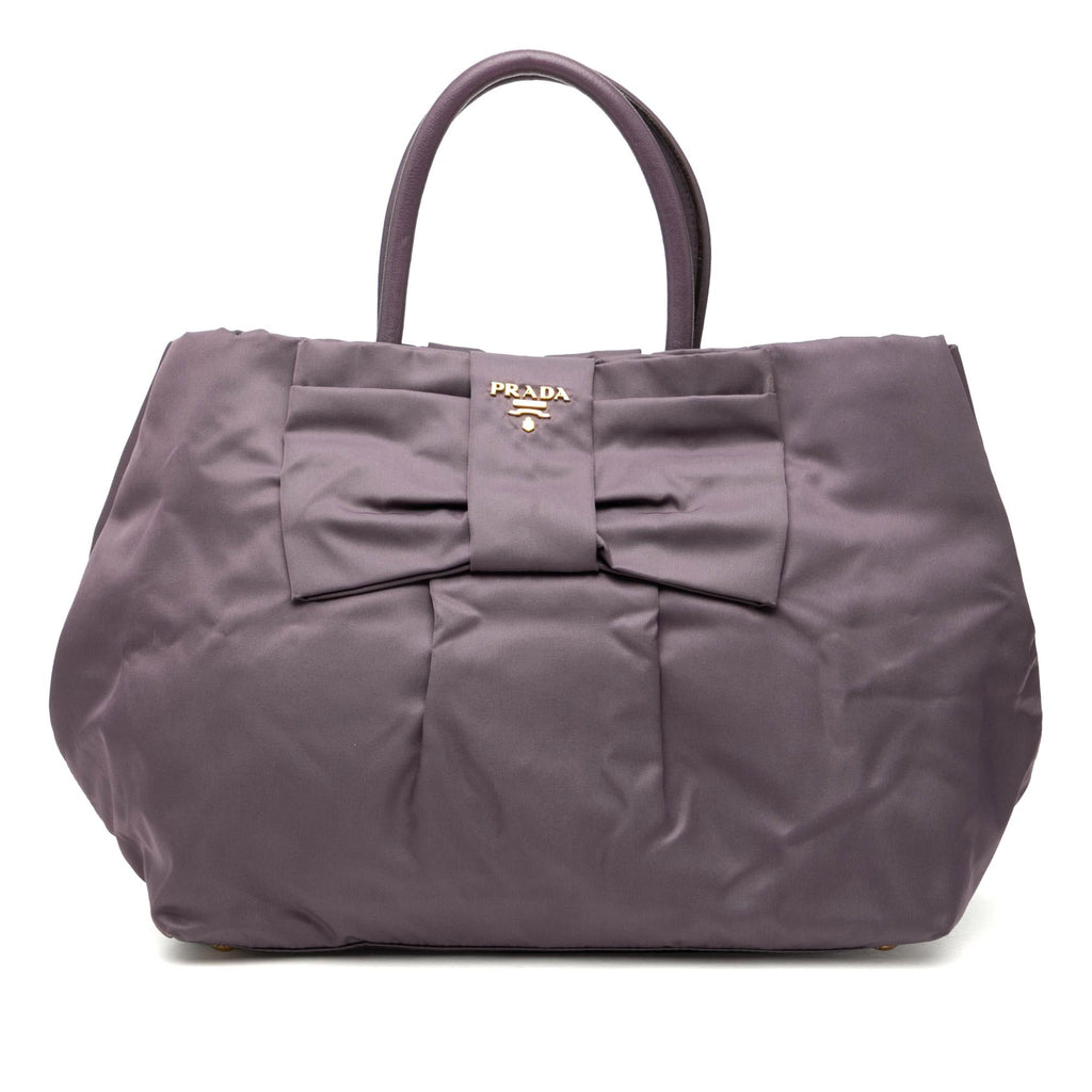 Prada Tessuto Fiocco Tote