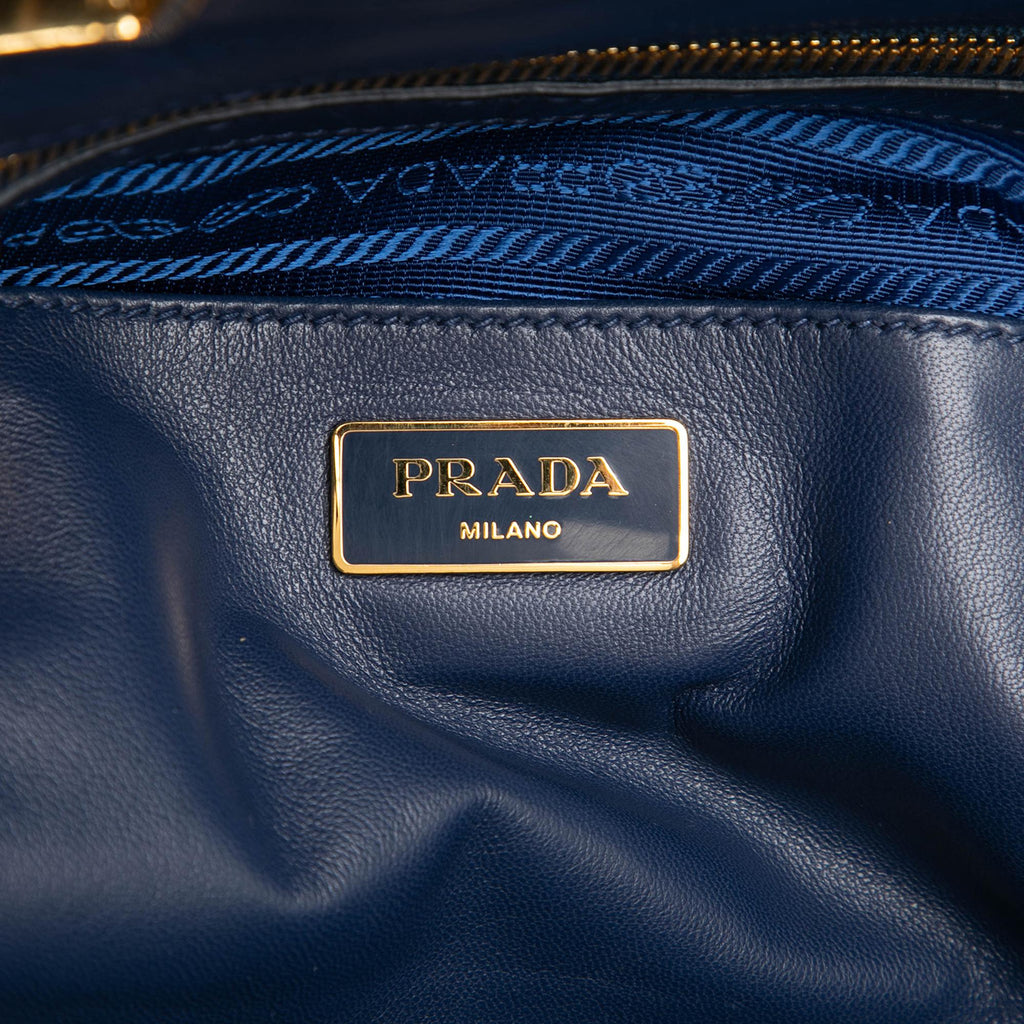Prada Tessuto Gaufre Frame Satchel