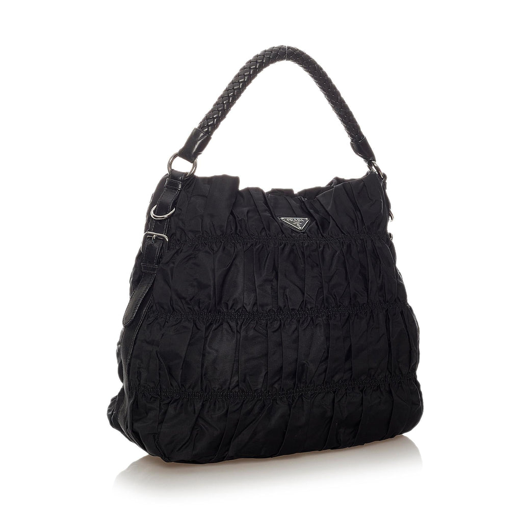 Prada Tessuto Gaufre Shoulder Bag (SHG-27484)