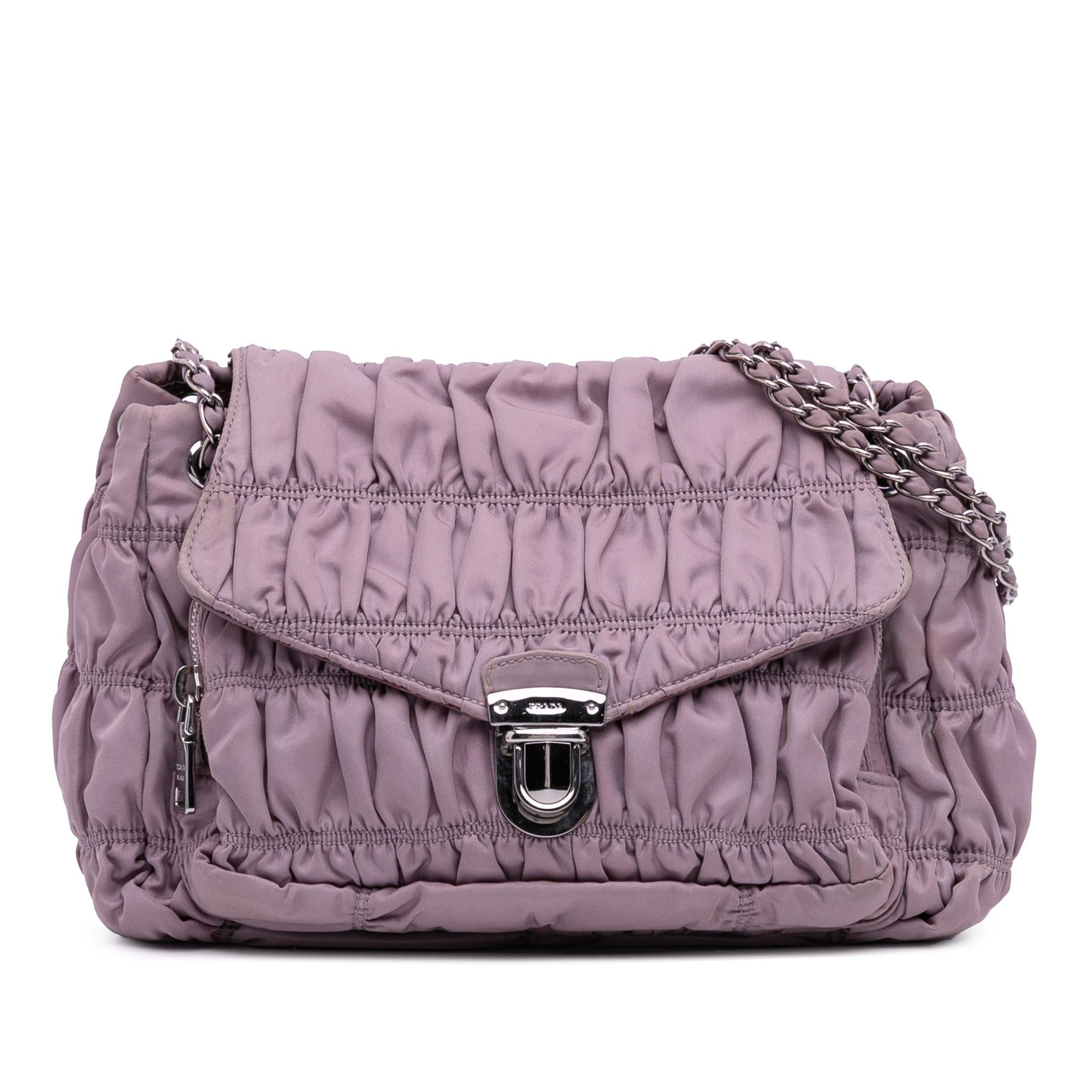 Prada Tessuto Gaufre Shoulder Bag