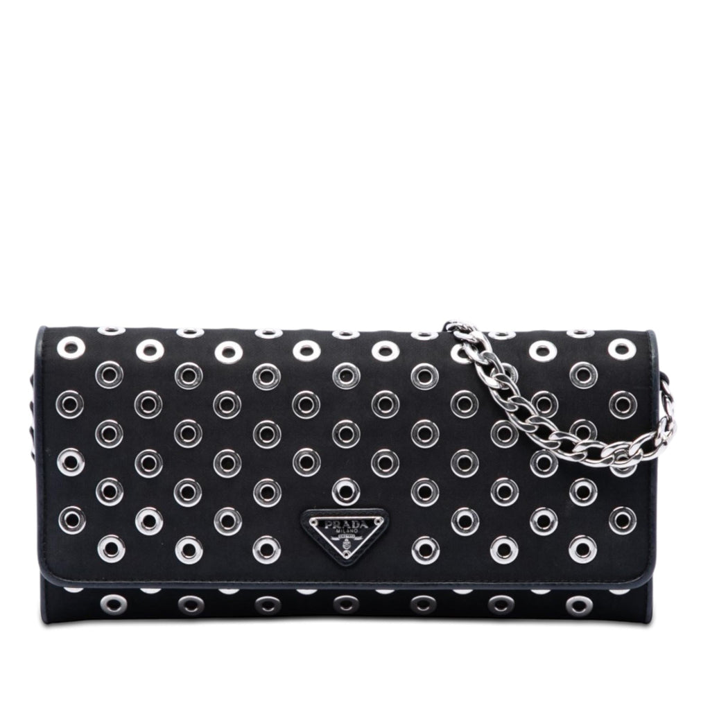 Prada Tessuto Grommet Wallet On Chain