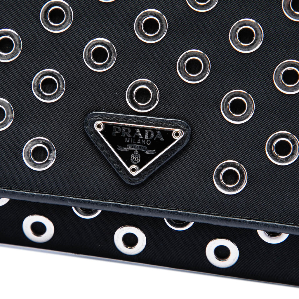 Prada Tessuto Grommet Wallet On Chain