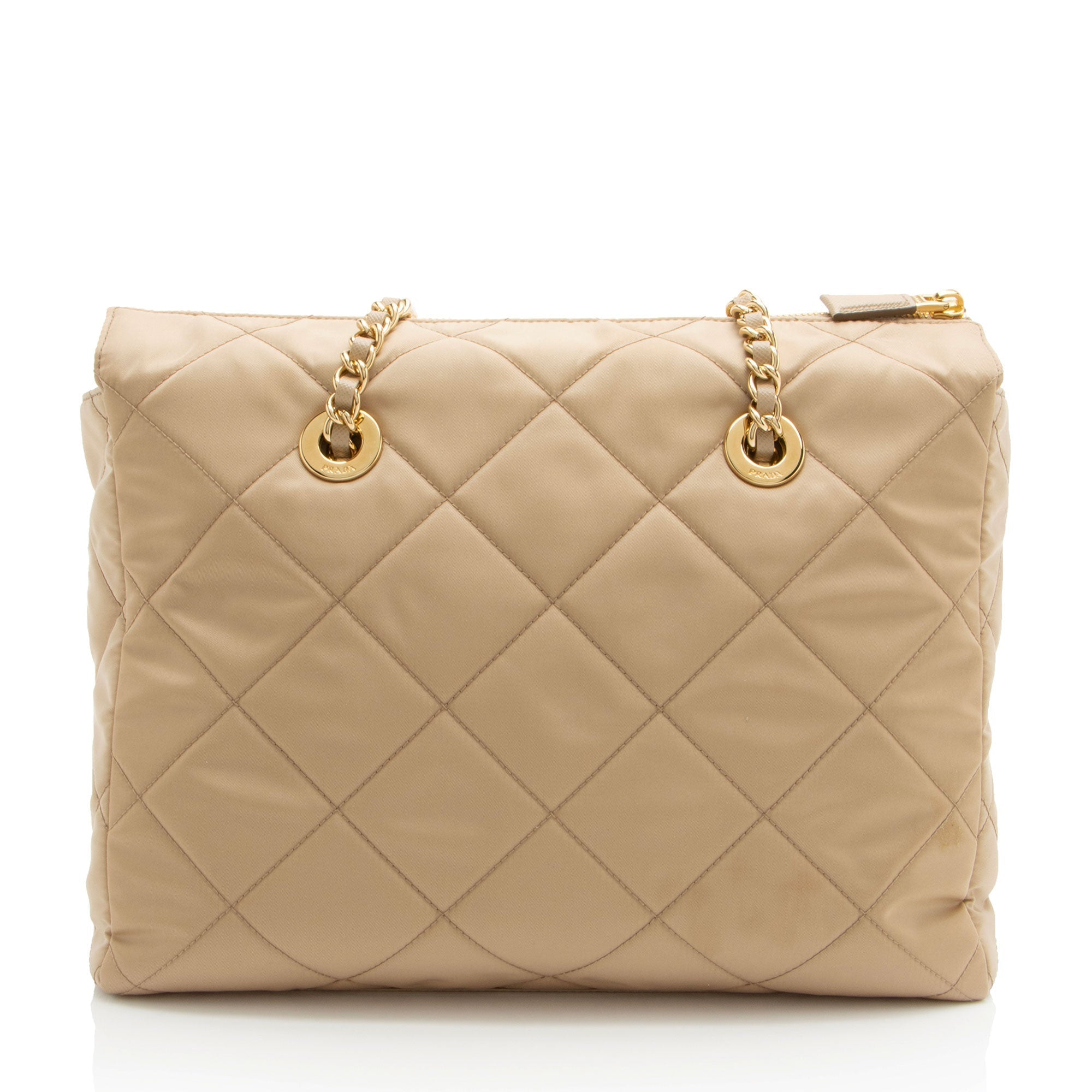 Prada Tessuto Impunturato Re-Edition 1995 Chain Medium Shoulder Bag