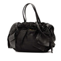 Prada Tessuto Logo Bow Satchel